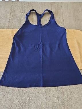 lululemon athletica Navy Racerback Tank Top